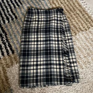 Eddie Bauer Wool Blanket Skirt
